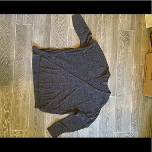 V- neck sweater. Comfy and stretchy.